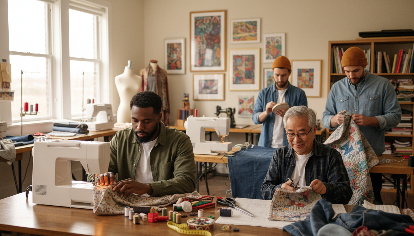 découvrez pourquoi la couture dépasse les clichés et attire de plus en plus d'hommes, et pourquoi vous devriez vous aussi essayer cette activité créative et enrichissante.