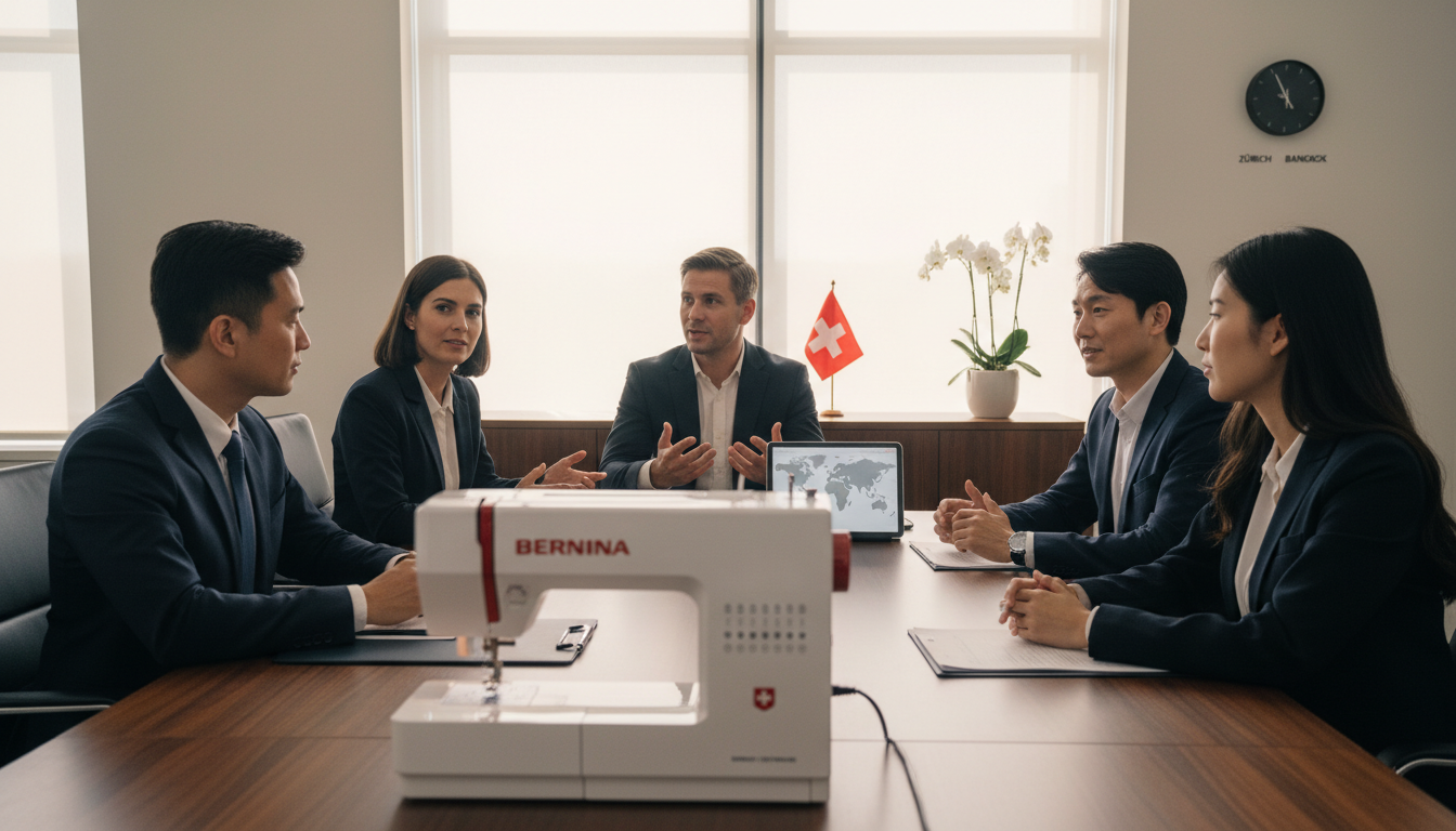 le fabricant suisse de machines à coudre projette d'étendre sa présence en s'implantant en thaïlande, visant à renforcer sa position sur le marché asiatique.