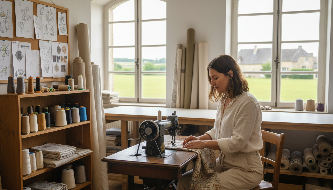 découvrez comment la passion pour la couture a libéré l'esprit et inspiré une future gérante de tissuterie dans les deux-sèvres, mêlant créativité et entrepreneuriat.