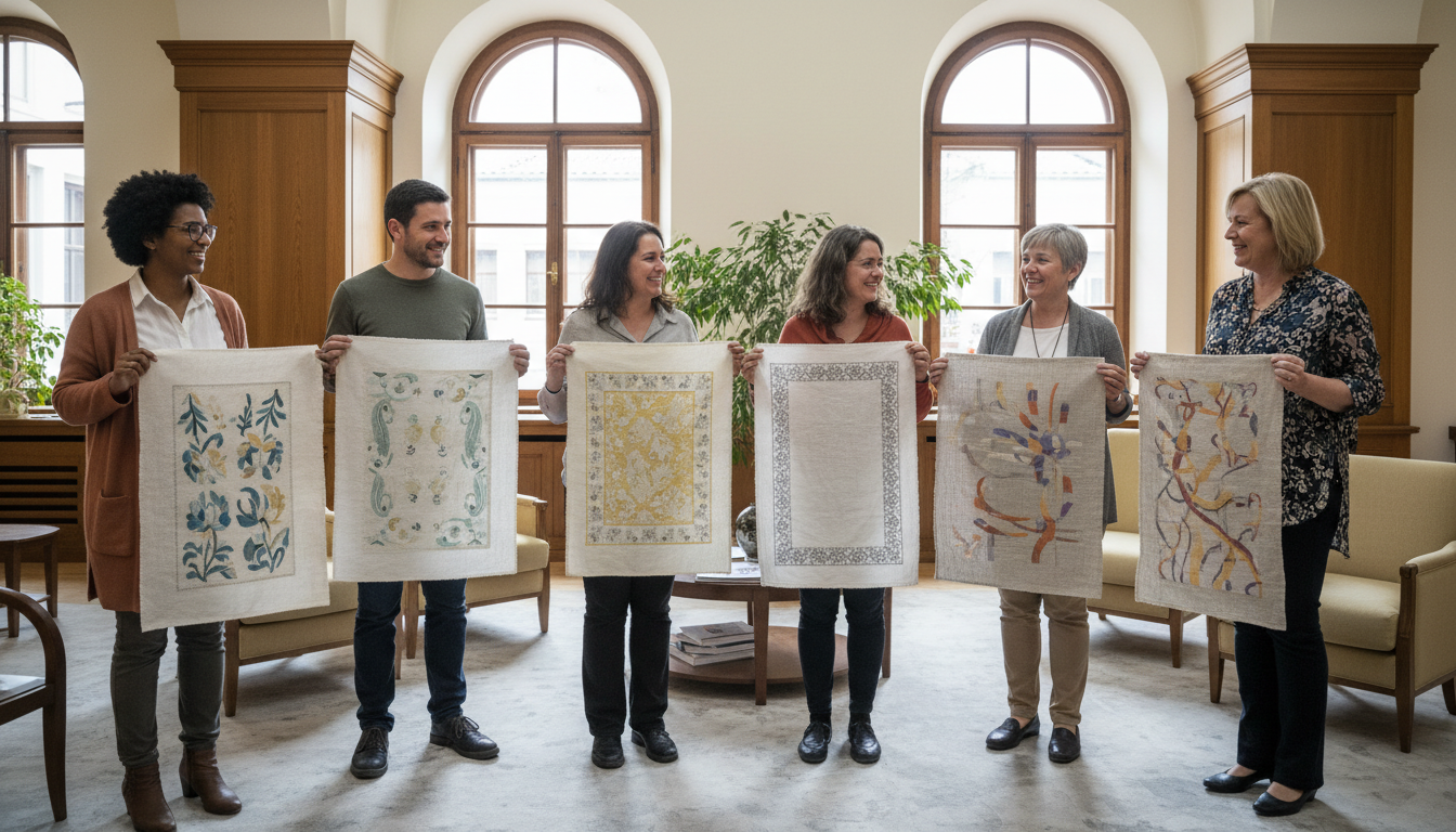 découvrez l'engagement du club couture avec la création de nappes sur mesure pour la mairie, alliant savoir-faire et solidarité locale.