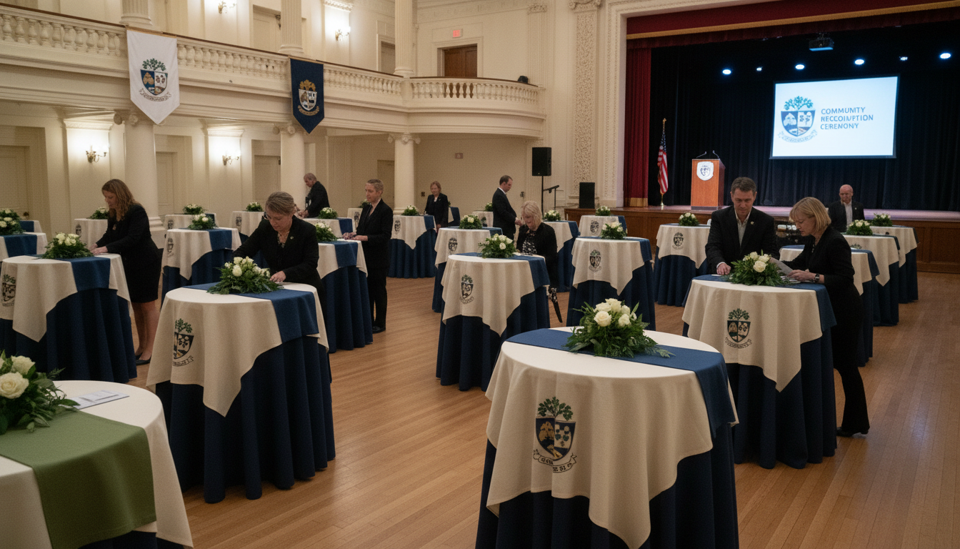 le club couture s'engage en réalisant des nappes sur mesure pour la mairie, alliant créativité et solidarité au service de la communauté.
